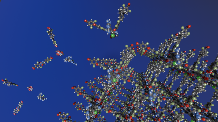 A generative artificial intelligence framework based on a molecular diffusion model for the design of metal-organic frameworks for carbon capture.